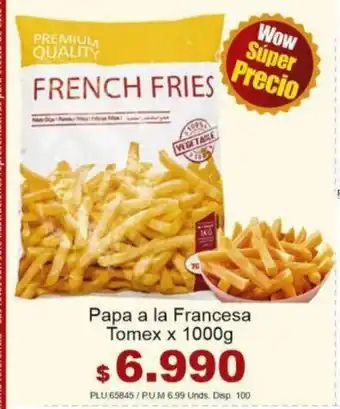 Papa a la Francesa Tomex x 1000g