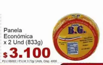 Belalcazar Panela Economica x 2 Und (833g) oferta