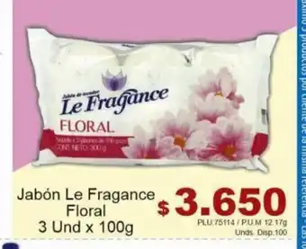Belalcazar Jabon Le Fragance Floral 3 Und x 100g oferta