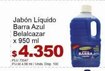 Belalcazar Jabon Liquido Barra Azul Belalcazar x 950 ml oferta