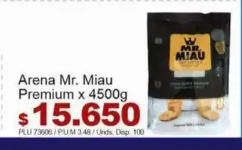 Belalcazar Arena Mr. Miau Premium x 4500g oferta