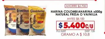 Surtifamiliar Harina Colombiaharina x500g Natural Fresa o Vainilla oferta