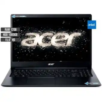Linio Computador portatil acer intel dualcore n4020 hdd 1tb ram 12gb led hd 15.6 oferta