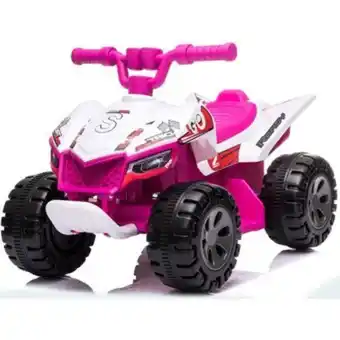 Linio Moto cuatrimoto electrica niño niña 4 año bluetooth usb - blancofucsia oferta