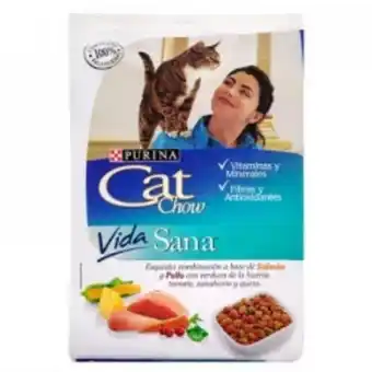 Home Sentry Concentrado gato cat chow 4449 1.3 kg salmon oferta