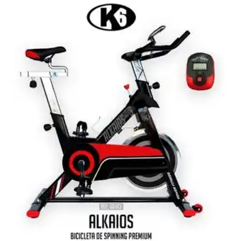 Linio Bicicleta estática spinning de cadena con rueda de 18 kg k6 oferta