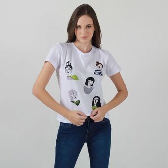 Fuera de Serie Camiseta manga corta con estampación frontal oferta
