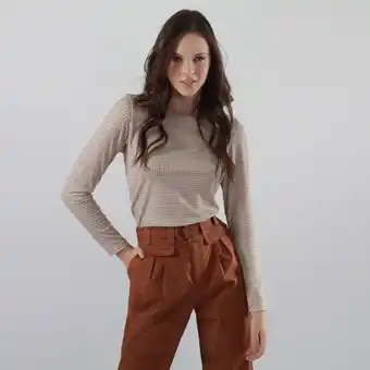 Fuera de Serie Camiseta manga larga escote en espalda oferta
