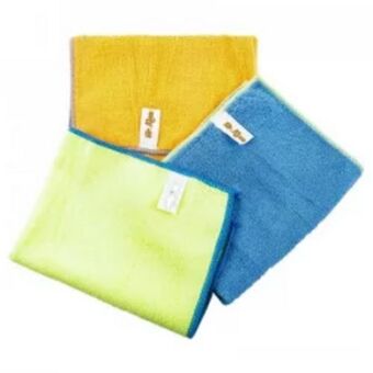Home Sentry Set de 3 toallas microfibra mr. kleen multicolor oferta