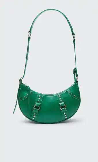 Bandolera media luna tachas
