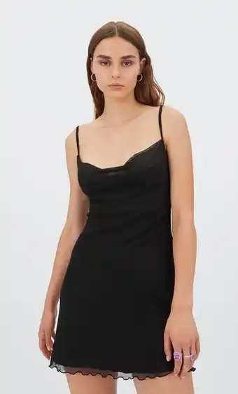 Stradivarius Vestido tul lencero oferta