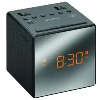 Radio reloj sony fm / am digital alarma icfc1tbk