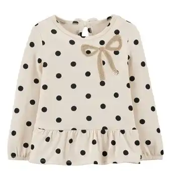 Pepe Ganga Blusa manga larga estampada carter's niñas oferta