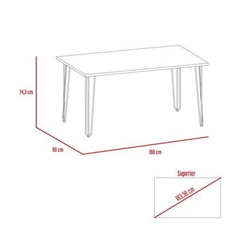 FUN Fábricas Unidas Mesa comedor vassel rta caramelo oferta