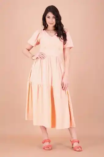 Surtitodo Vestido para mujer color coral ref: 035649 - ccu oferta