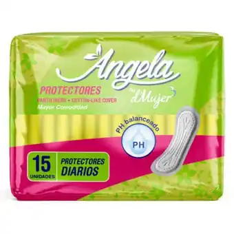 MegaTiendas Protectores femeninos angela diarios anatómicos x 15 unds oferta