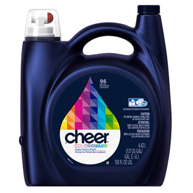 MegaTiendas Detergente líquido cheer lavados 96 x 4.43 l oferta