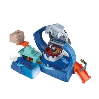 Alkosto Hot wheels city robo tiburón mattel oferta