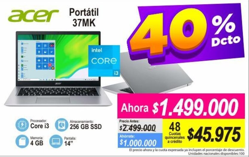 Alkomprar Acer - Portatil 37MK oferta