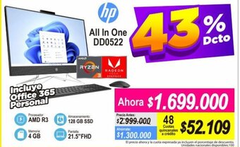 Alkomprar Hp - All in One DD0522 oferta