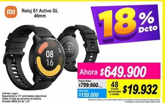 Alkomprar MI - Reloj S1 Active GL 46mm oferta