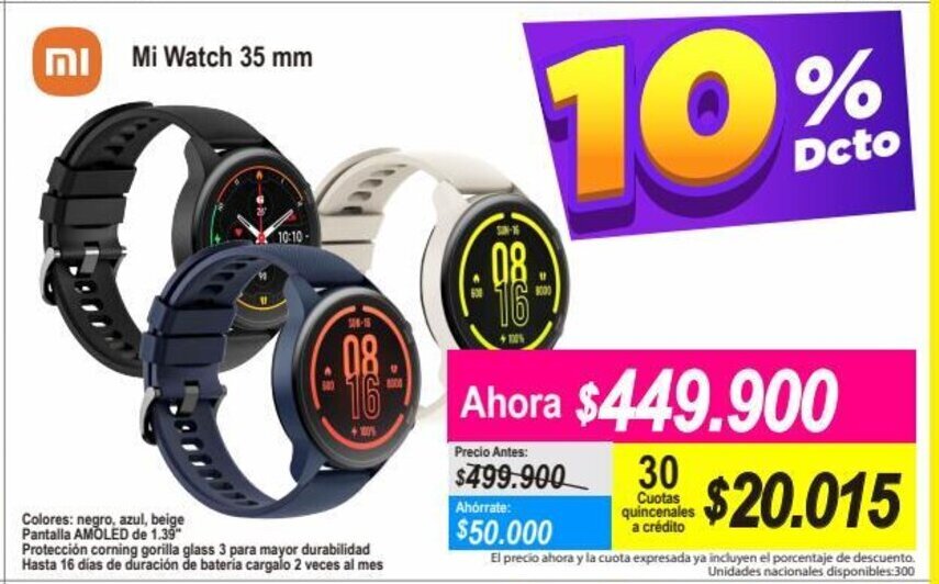 Alkomprar Mi Mi Watch 35 mm oferta