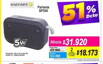 Alkomprar Esenses Parlante SP550 oferta