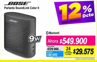 Alkomprar BOSE - Parlante SoundLink Color II oferta
