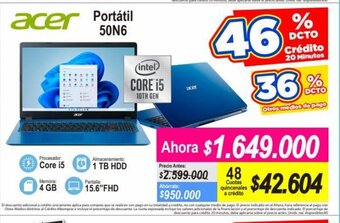 Alkomprar Acer - Portatil 50N6 oferta