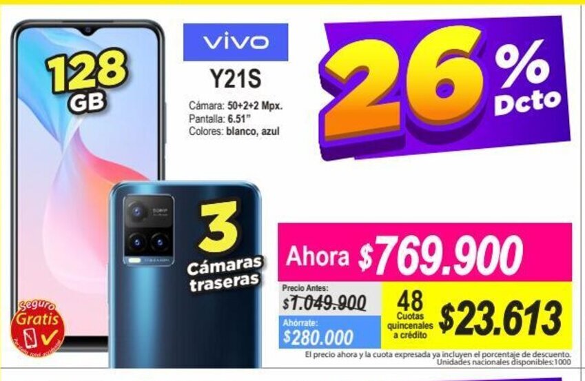 Alkomprar Vivo - Y21S oferta