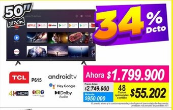 Alkomprar TCL - P615 Android Tv oferta