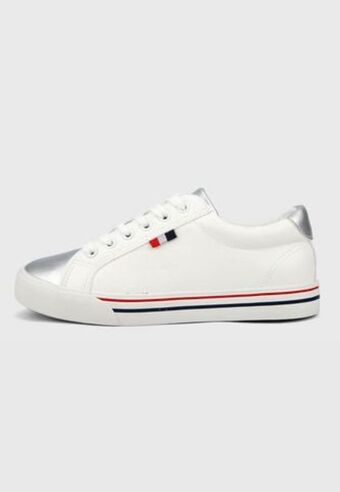 Dafiti Tenis blanco-plateado-azul-rojo royal county of berkshire polo club oferta