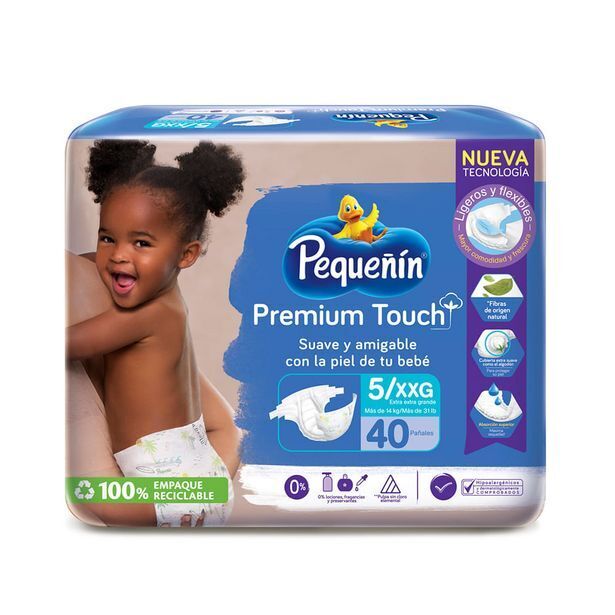 Droguerías Colsubsidio Pañal pequeñin premium.touch et5 x40 oferta