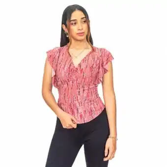 Los Vestidos Blusa cruzada con cinturón oferta
