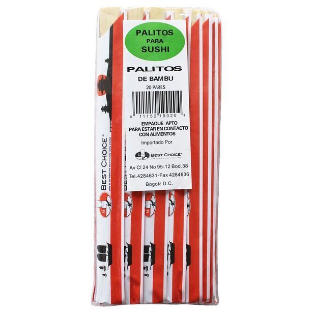 Éxito Palitos de madera best choice 80 gr oferta