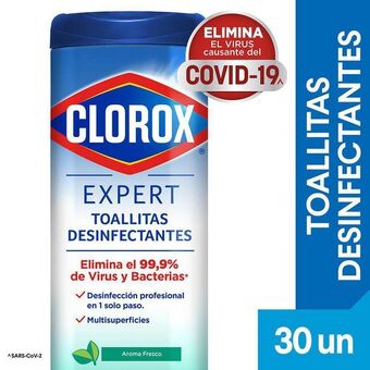 Éxito Toallitas desinfectante expert clorox 30 und oferta