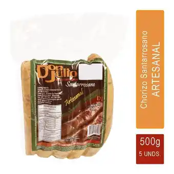 Éxito Chorizo santarrosano x 5 unid dj 1 und oferta