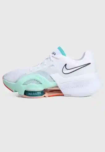 Tenis training blanco-verde-naranja nike air zoom superrep 3