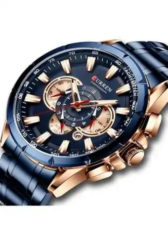 Reloj curren mt03 cronógrafo - azul