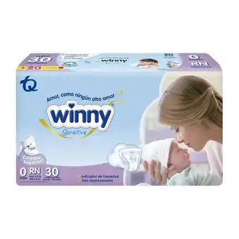 La Rebaja Oferta pañal winny gold etapa 0 paquete x 30 unidades gratis toallitas x 20 unidades oferta