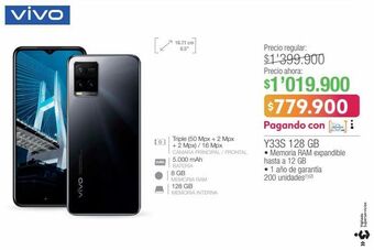 Jumbo Vivó y33s 128 gb oferta