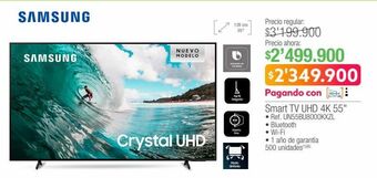 Jumbo Samsung smart tv uhd 4k 55" oferta