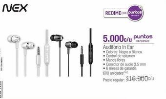 Jumbo Nex audífono in ear oferta