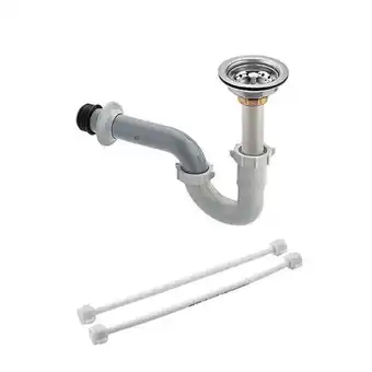 Tienda Cerámica Corona Kit canastilla + sifón en p + 2 griflex cross oferta