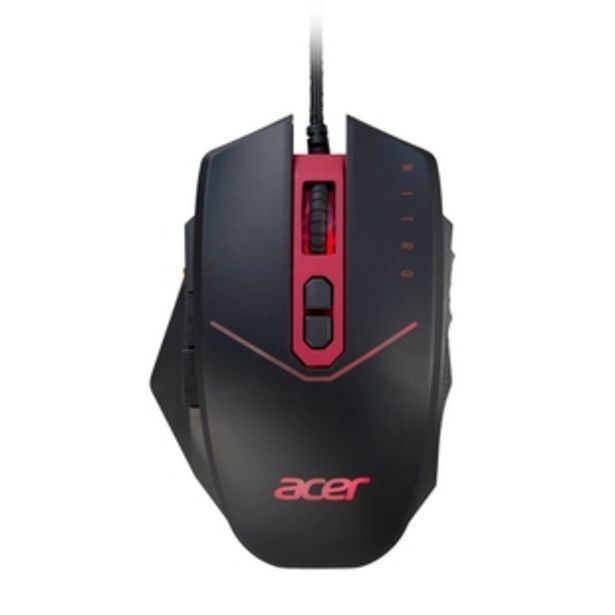 Ktronix Mouse acer alámbrico gaming nitro nmw120 negro|rojo oferta