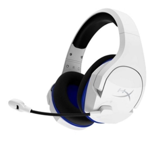 Ktronix Audífonos de diadema hyperx inalámbricos over ear gaming cloud stinger ps5  blanco/negro oferta