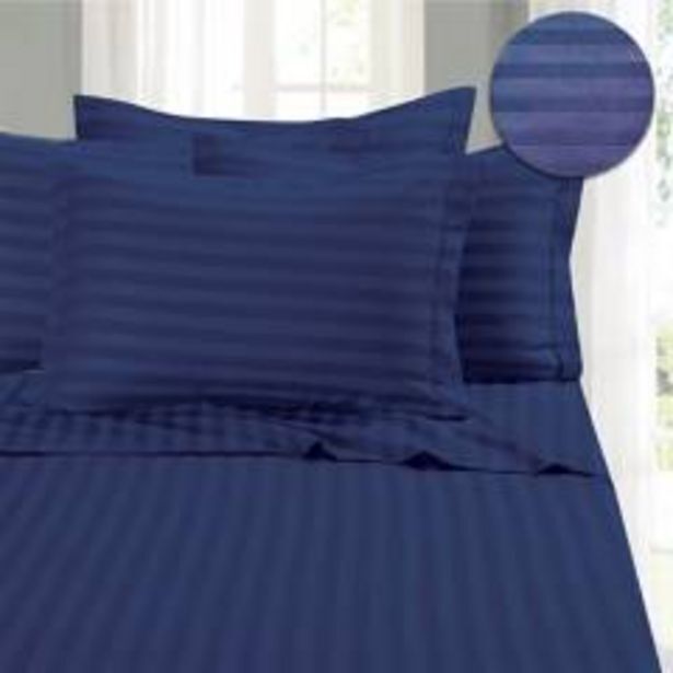 Falabella Juego de sábanas microfibra azul oferta