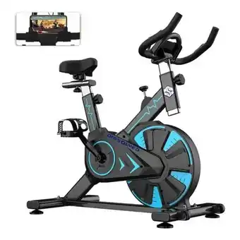 Bicicleta estatica spinning gimnasio mujer