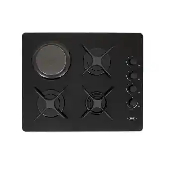 Haceb Estufa de empotrar cristal negro 66 cm 120v gas natural oferta