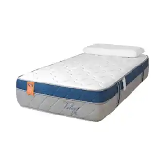 Alkosto Colchón romance relax sencillo velvet plus 100 x 190 x 32 cm + 1 almohada inyectada oferta
